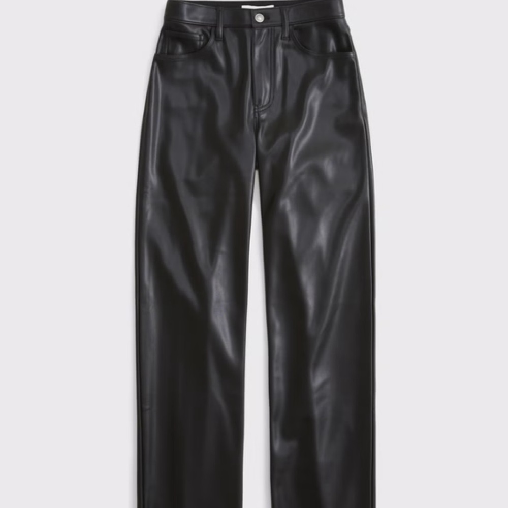 Abercrombie & Fitch Black High-Rise Pants